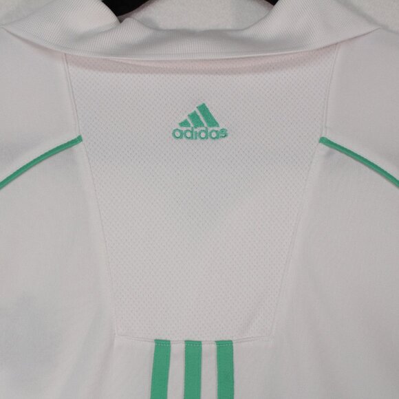 Adidas  Polo Men's 2XL White Short Sleeve Solid ClimaCool Detroit Golf Club - Picture 8 of 10